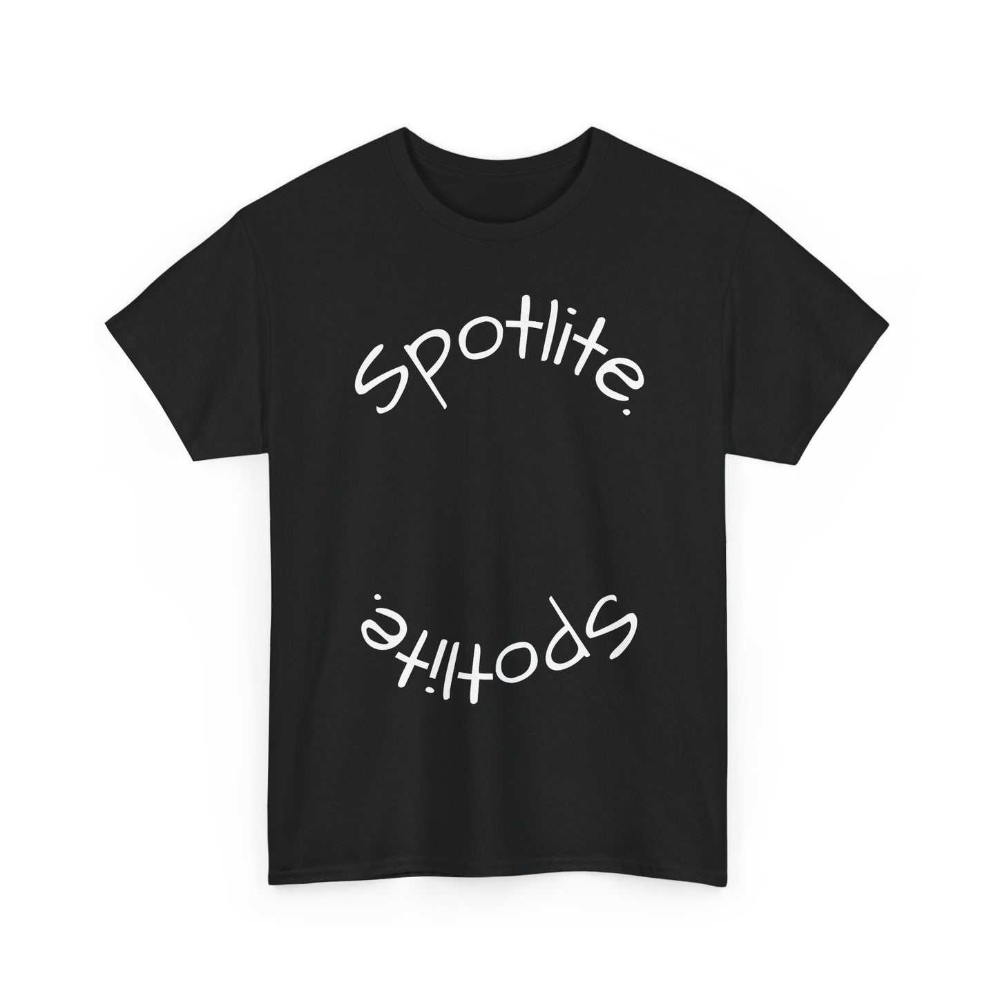 Whimsical Cat Hat Spotlite Tee.