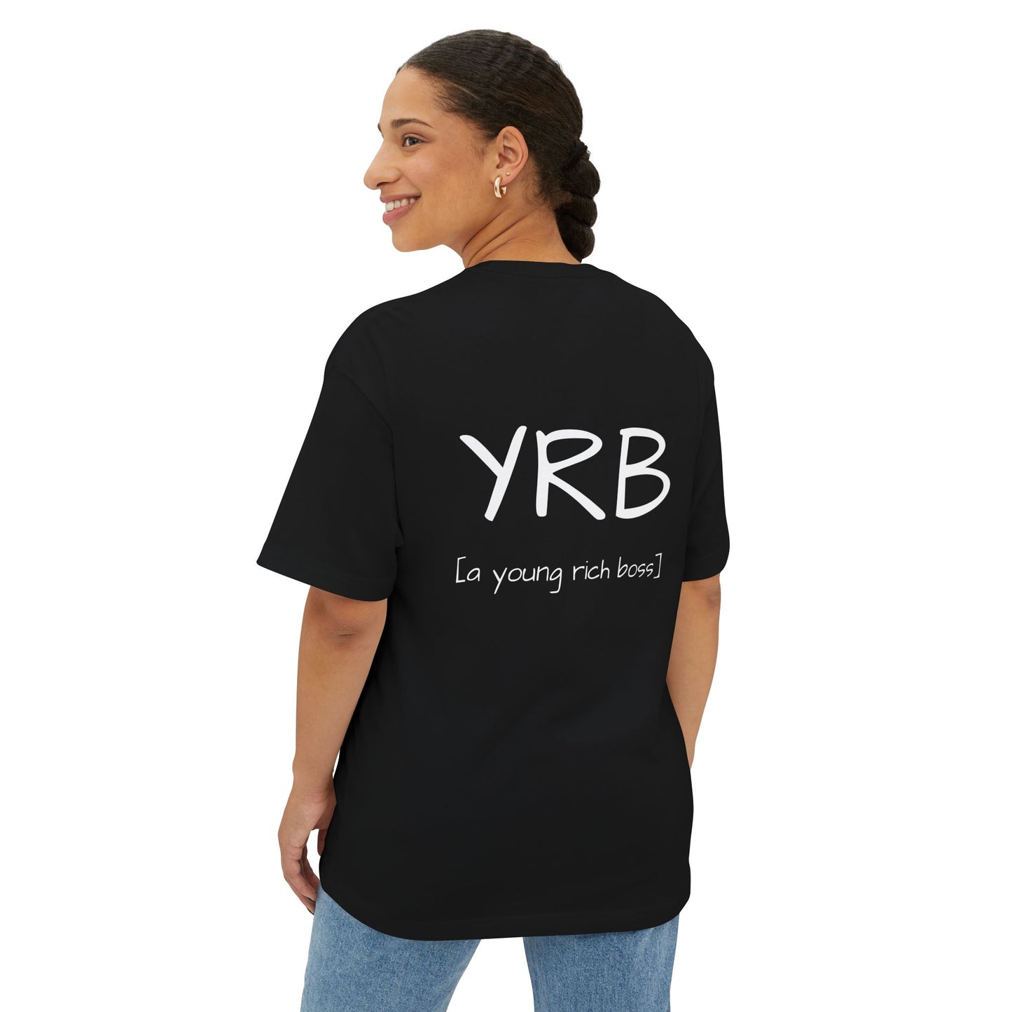 A Young Rich Boss Spotlite Oversized Tee.